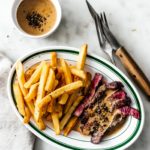 classic peppercorn steak sauce | foodiesanddrink.com