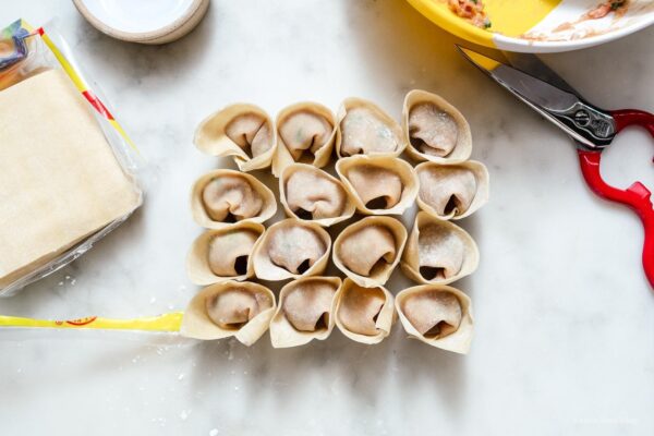 turkey wontons | foodiesanddrink.com