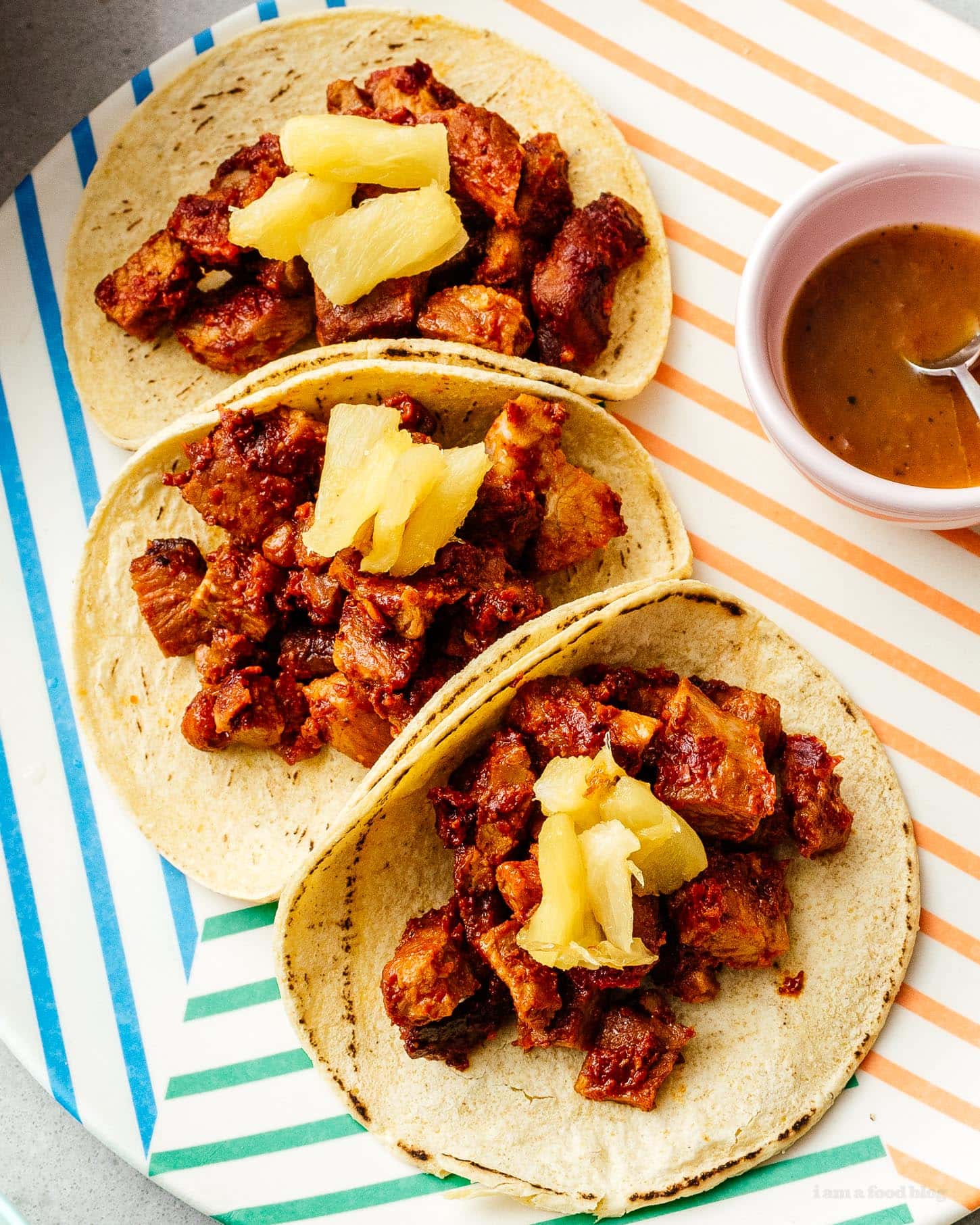 tacos al pastor | foodiesanddrink.com