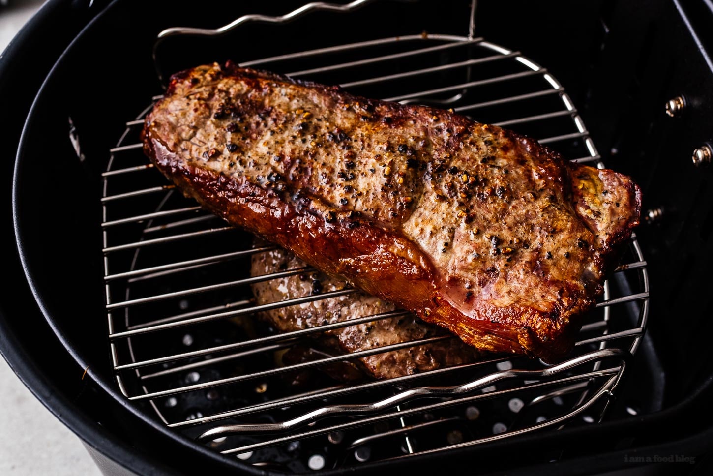 air fryer steak sear | foodiesanddrink.com