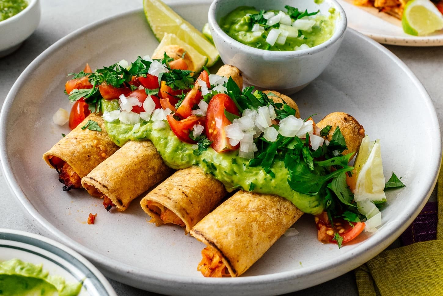 air fryer taquitos | foodiesanddrink.com