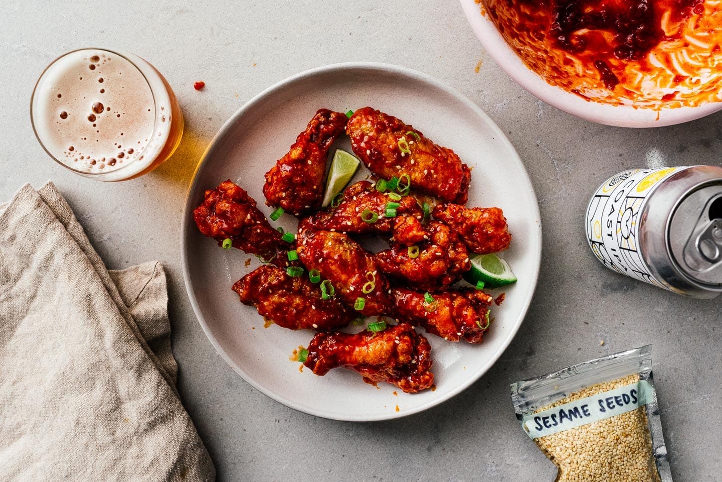 korean fried chicken | foodiesanddrink.com