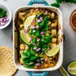 chicken enchiladas recipe | foodiesanddrink.com