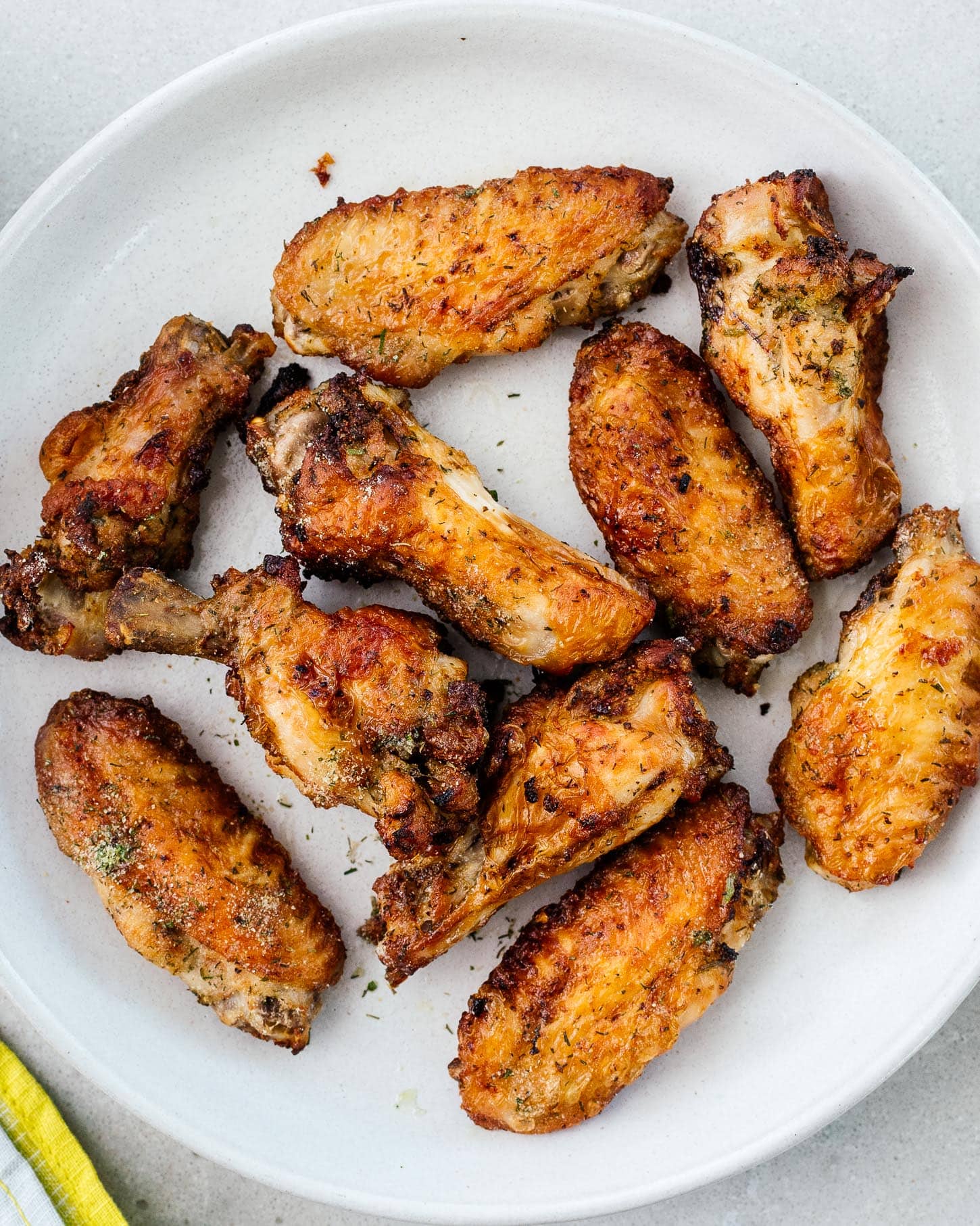 air fryer ranch wings | foodiesanddrink.com