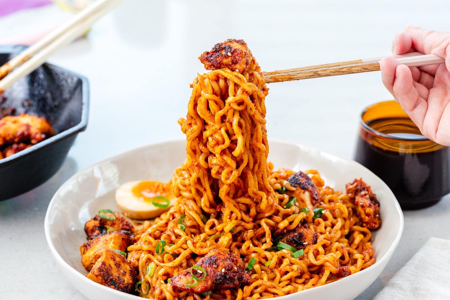 buldak noodles | foodiesanddrink.com