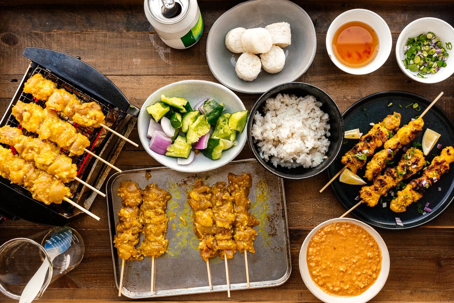 chicken satay | foodiesanddrink.com