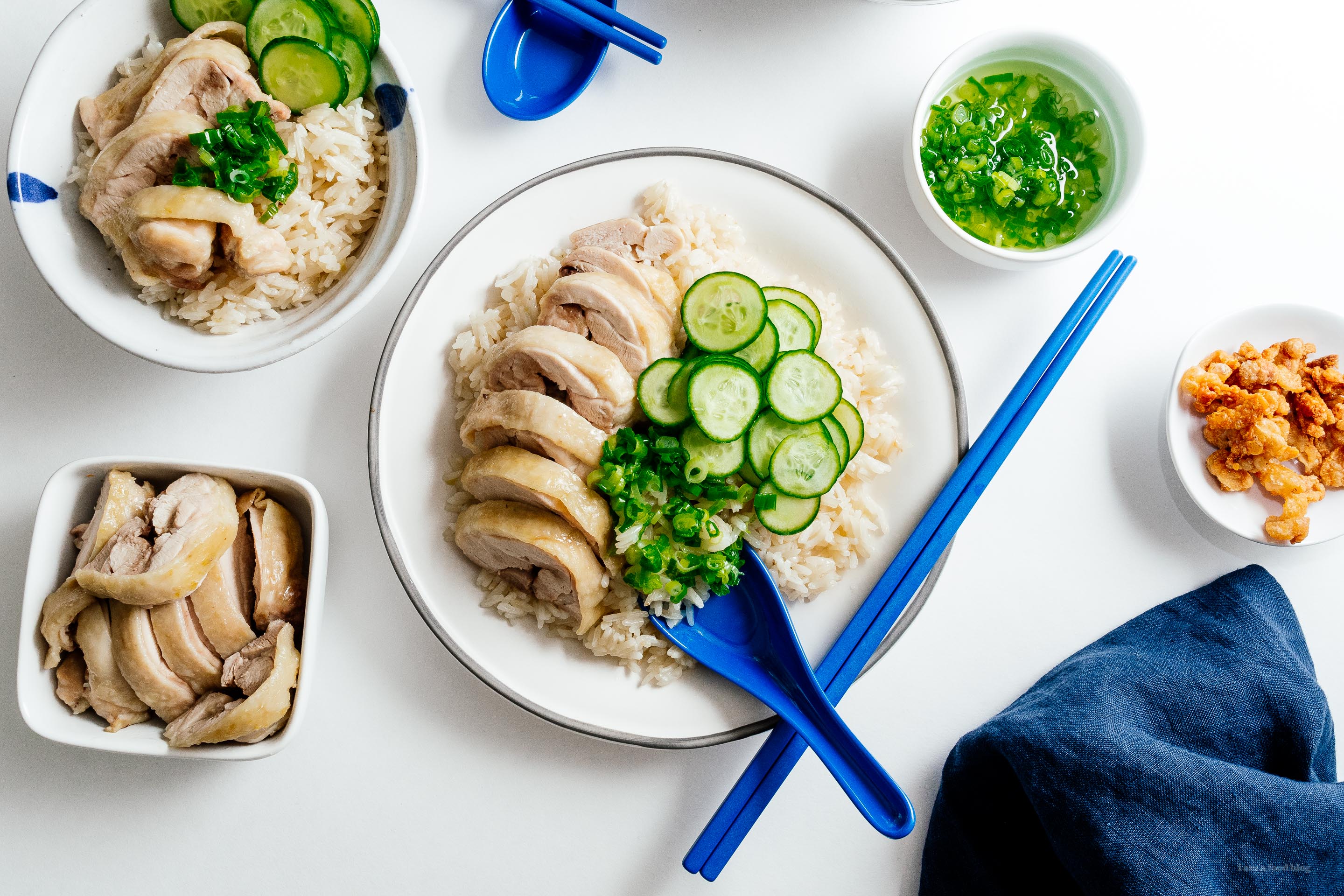 Hainanese Chicken Rice | foodiesanddrink.com