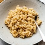 Instant Pot Brown Rice | foodiesanddrink.com