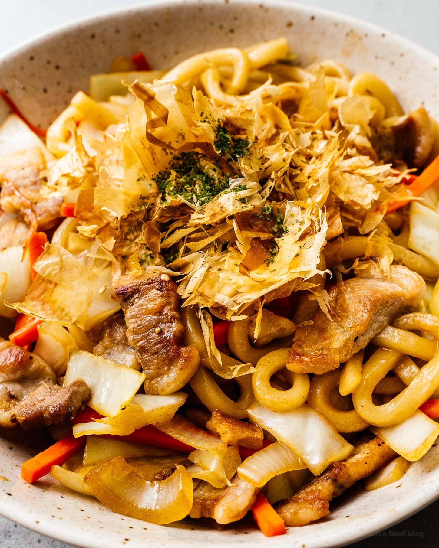 udon with katsuobushi | foodiesanddrink.com