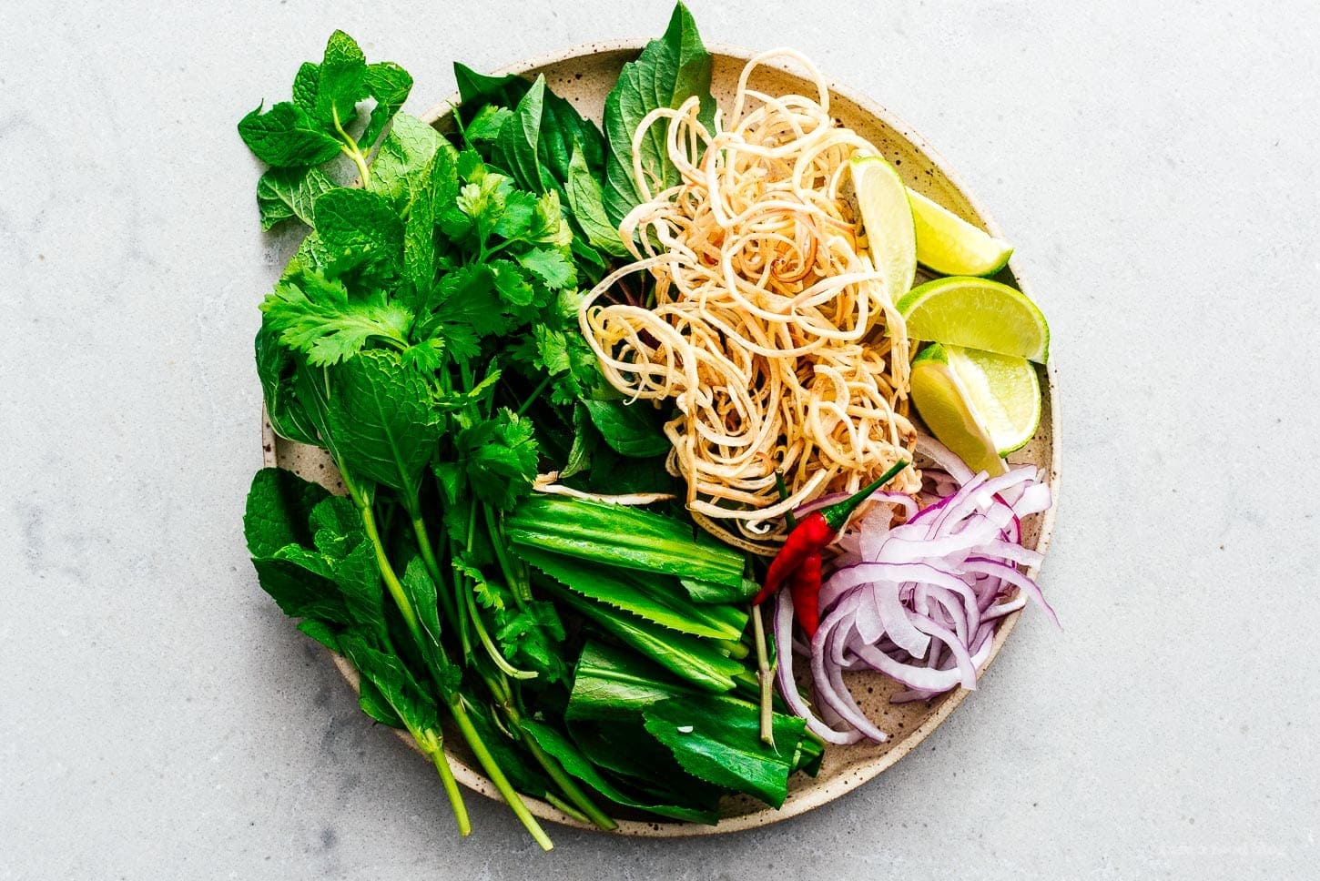 toppings for bun bo hue | foodiesanddrink.com