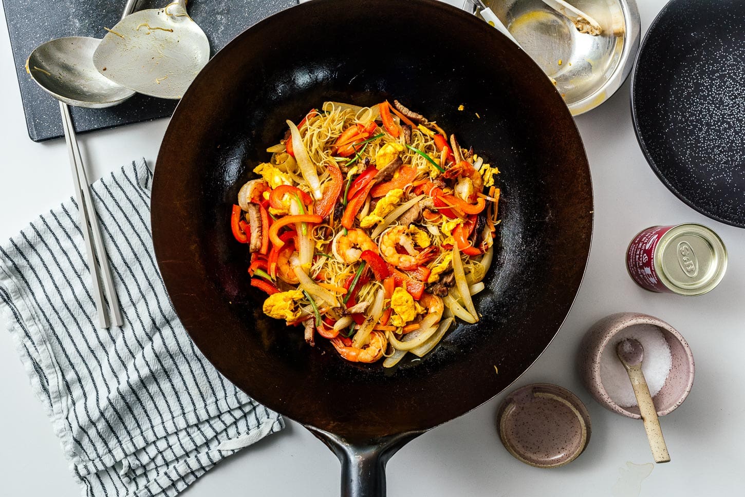 singapore noodles | foodiesanddrink.com