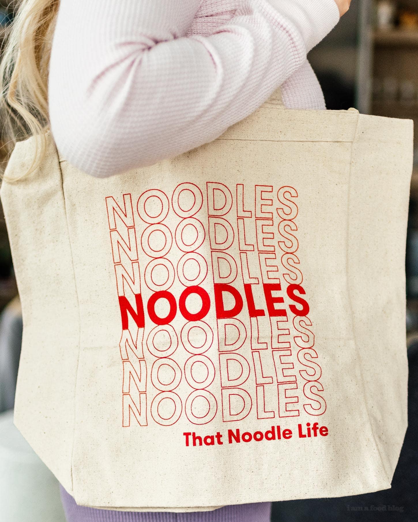 Noodles Tote | foodiesanddrink.com